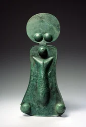 Länsi-Aasian hevosen nenäsuoja (pronssi)